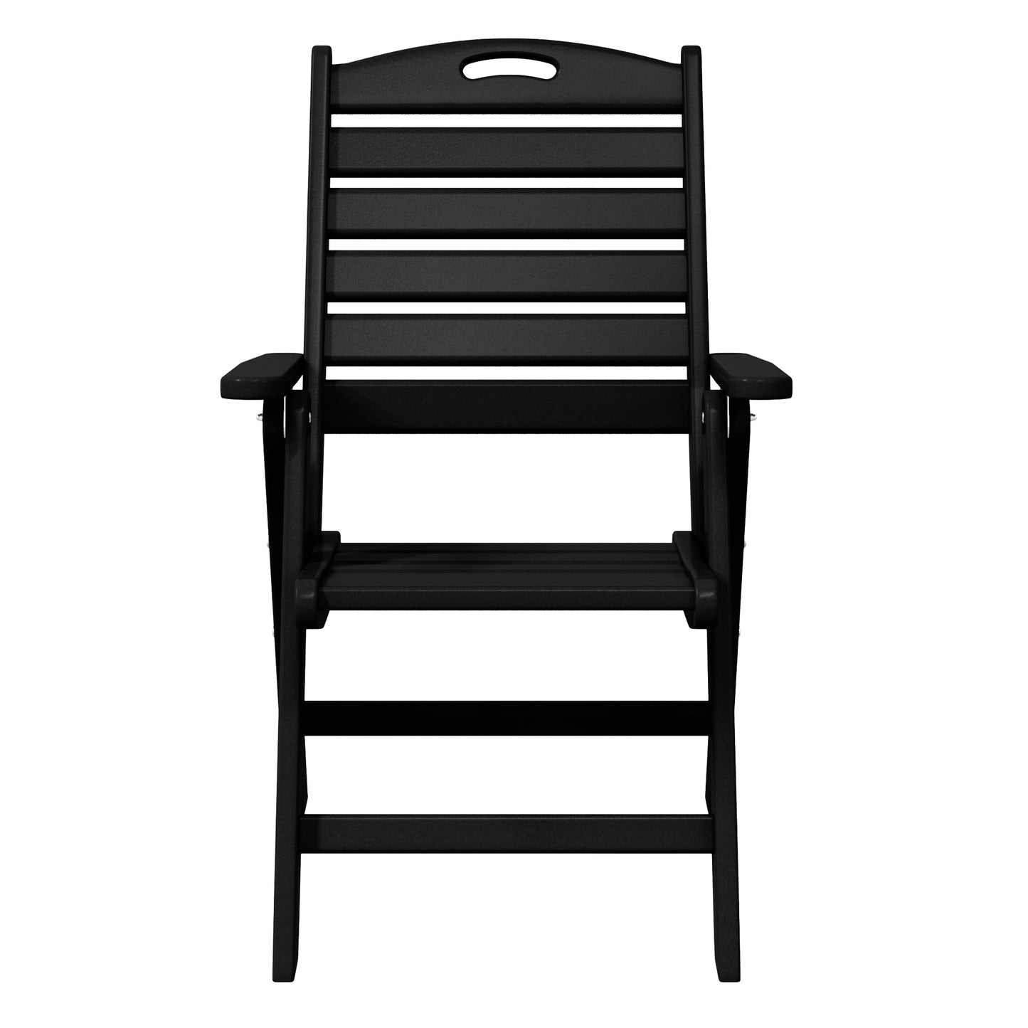 Aarhus All-Weather Outdoor Patio Folding Tall Back Dining Chair (38" High)