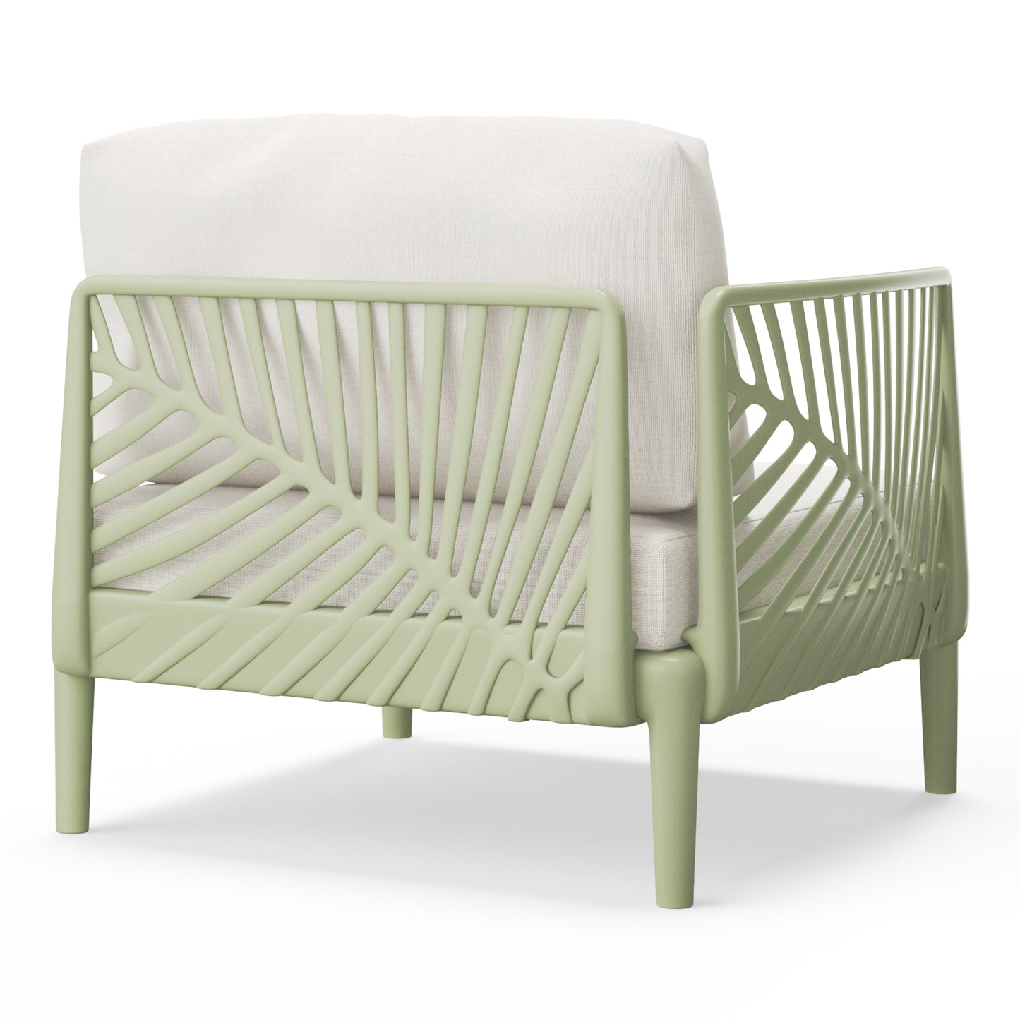 Polyform Deep Seating Left Arm Chair with Cushions