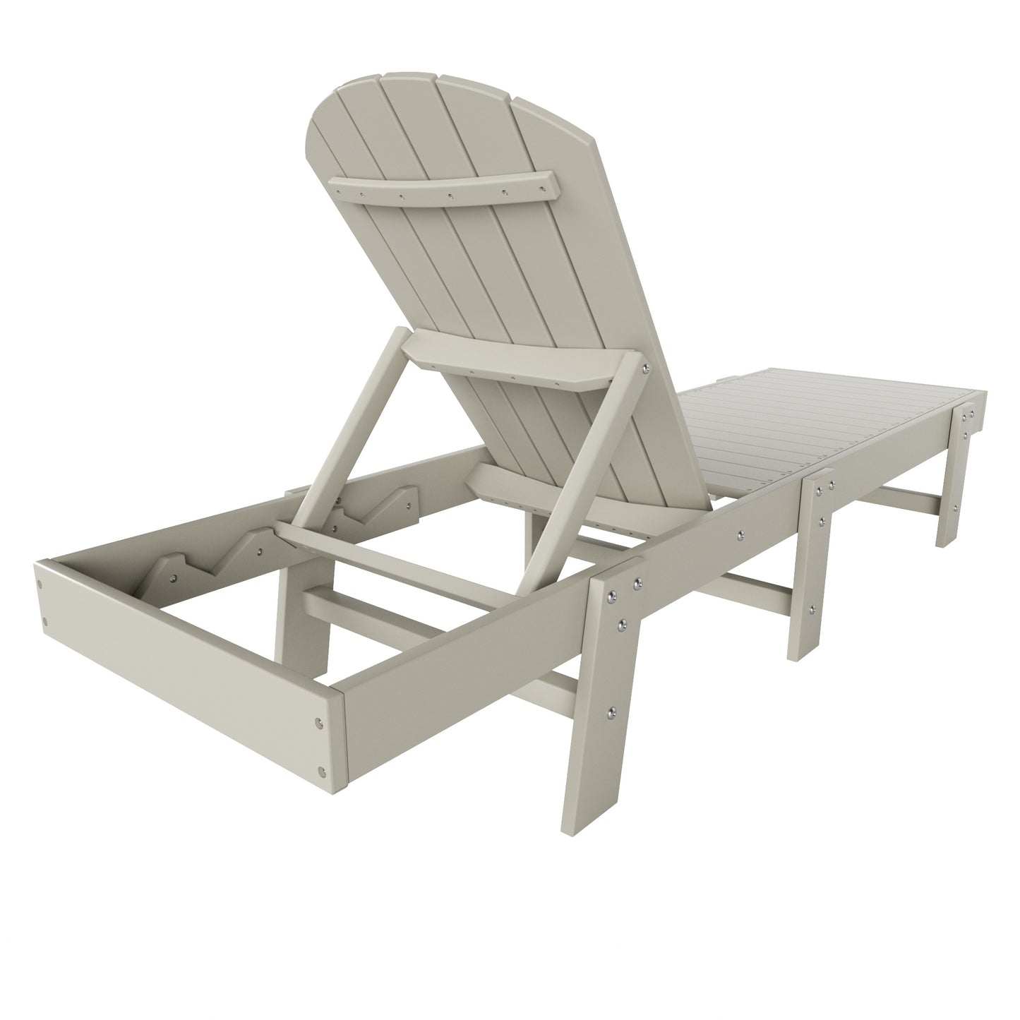 Westport Classic All-Weather Outdoor Adirondack Reclining Sun Lounger