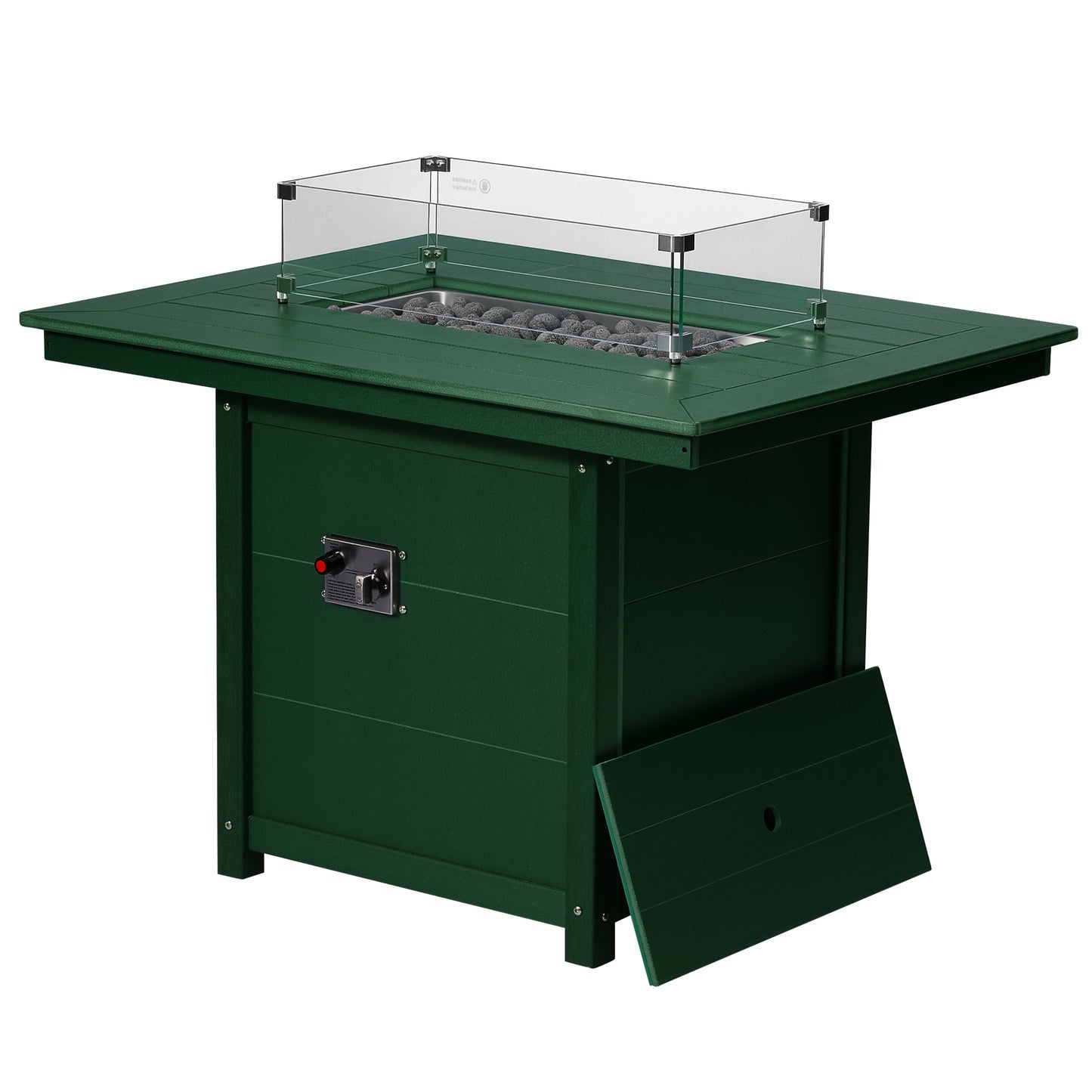Sedona Rectangular 34" X 46" Dining Fire Pit Table