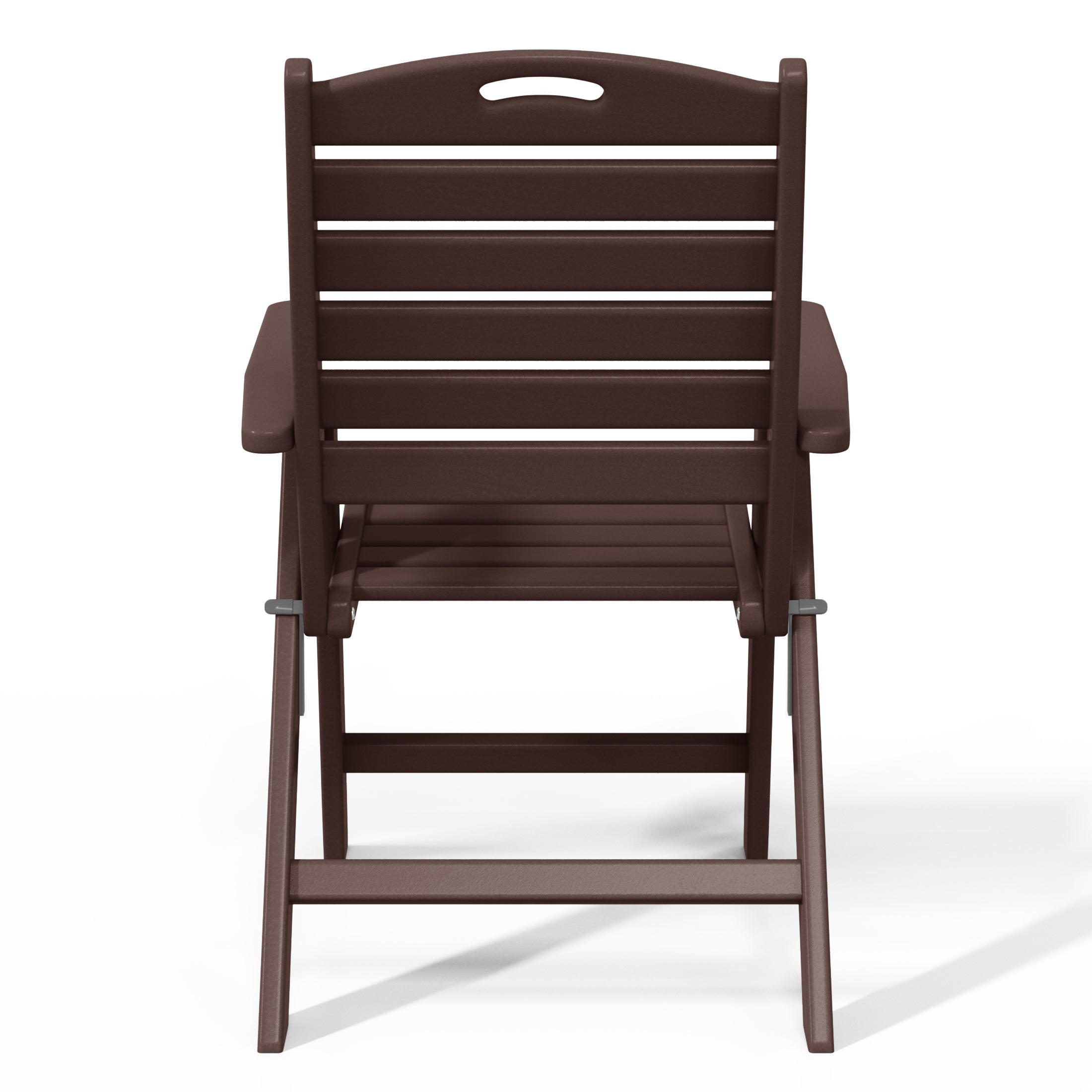 Aarhus All-Weather Outdoor Patio Folding Tall Back Dining Chair (38" High)