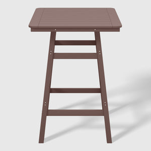 Stockholm All-Weather Outdoor 30" Square Bar Table (42" Height)