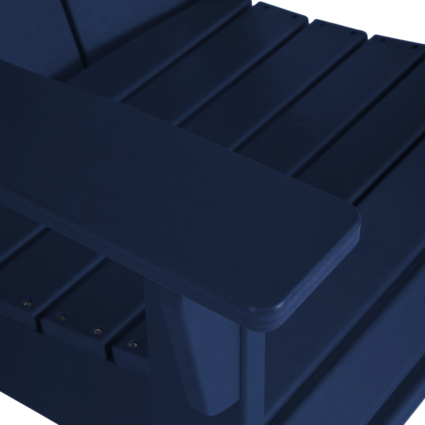 Malibu Modern All-Weather Outdoor Contoured Adirondack Dining Chair