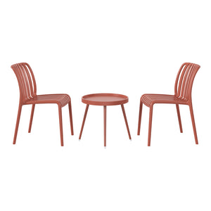 Polyform 3-Piece Chair With Side Table