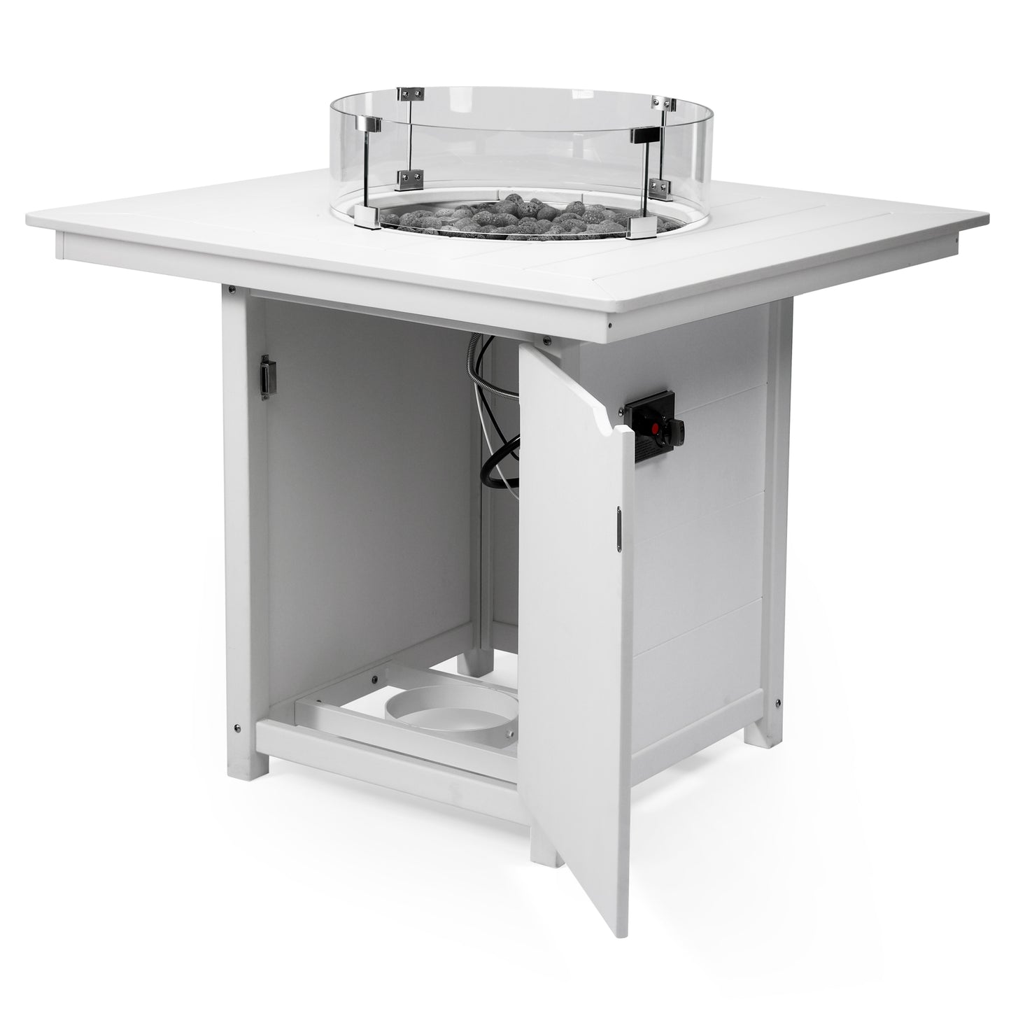Sedona Square 42" Counter Fire Pit Table