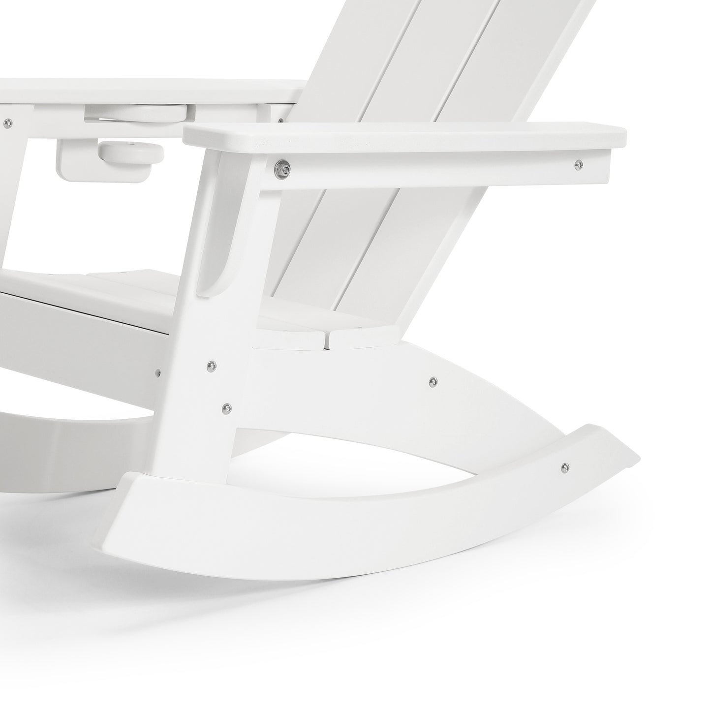 Tiny Terraces Kids Adirondack Rocking Chair with Cup Holder (Set of 2)