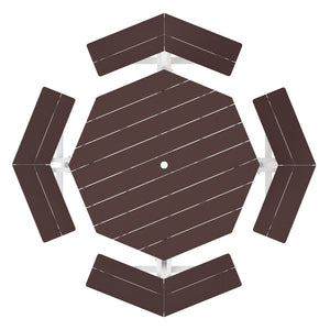 Vista 48" Octagon Picnic Table