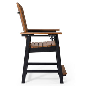 Heritage Ridge Adirondack Counter Height Chair With Cup Holder