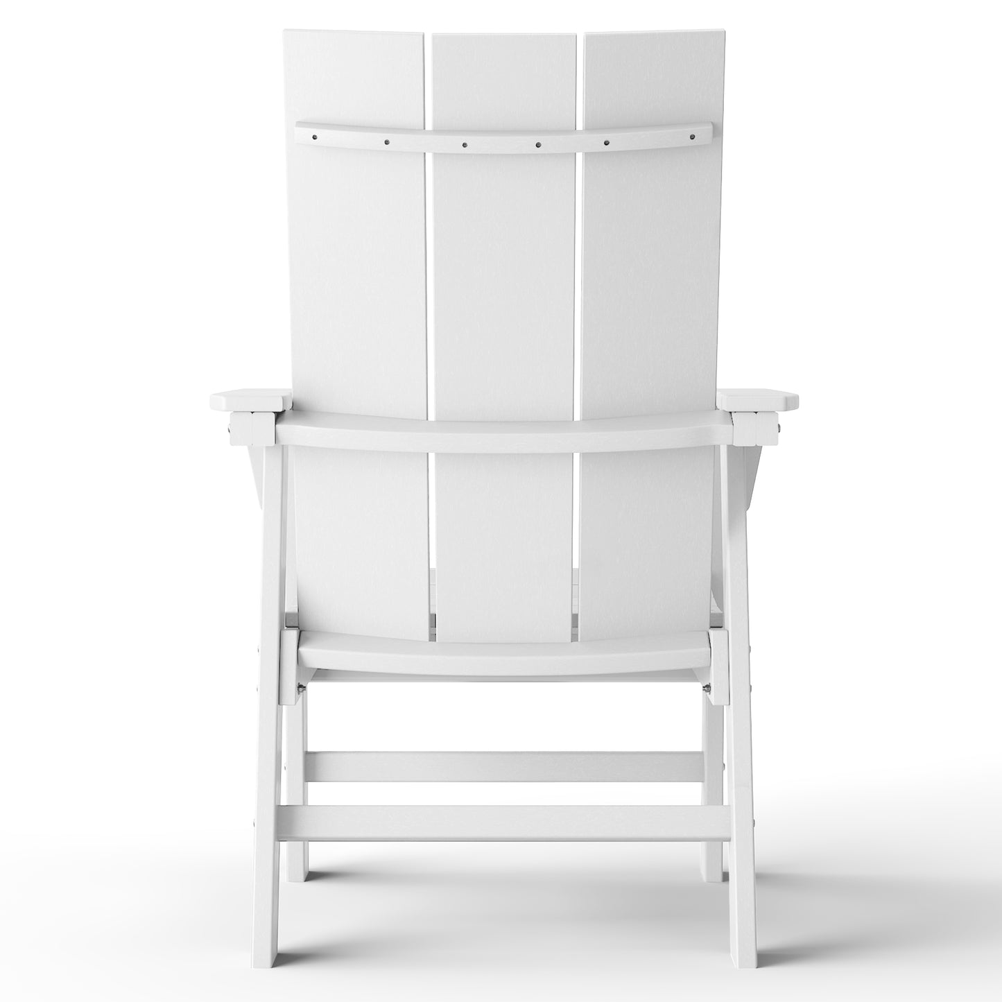 Malibu Modern All-Weather Outdoor Contoured Adirondack Dining Chair
