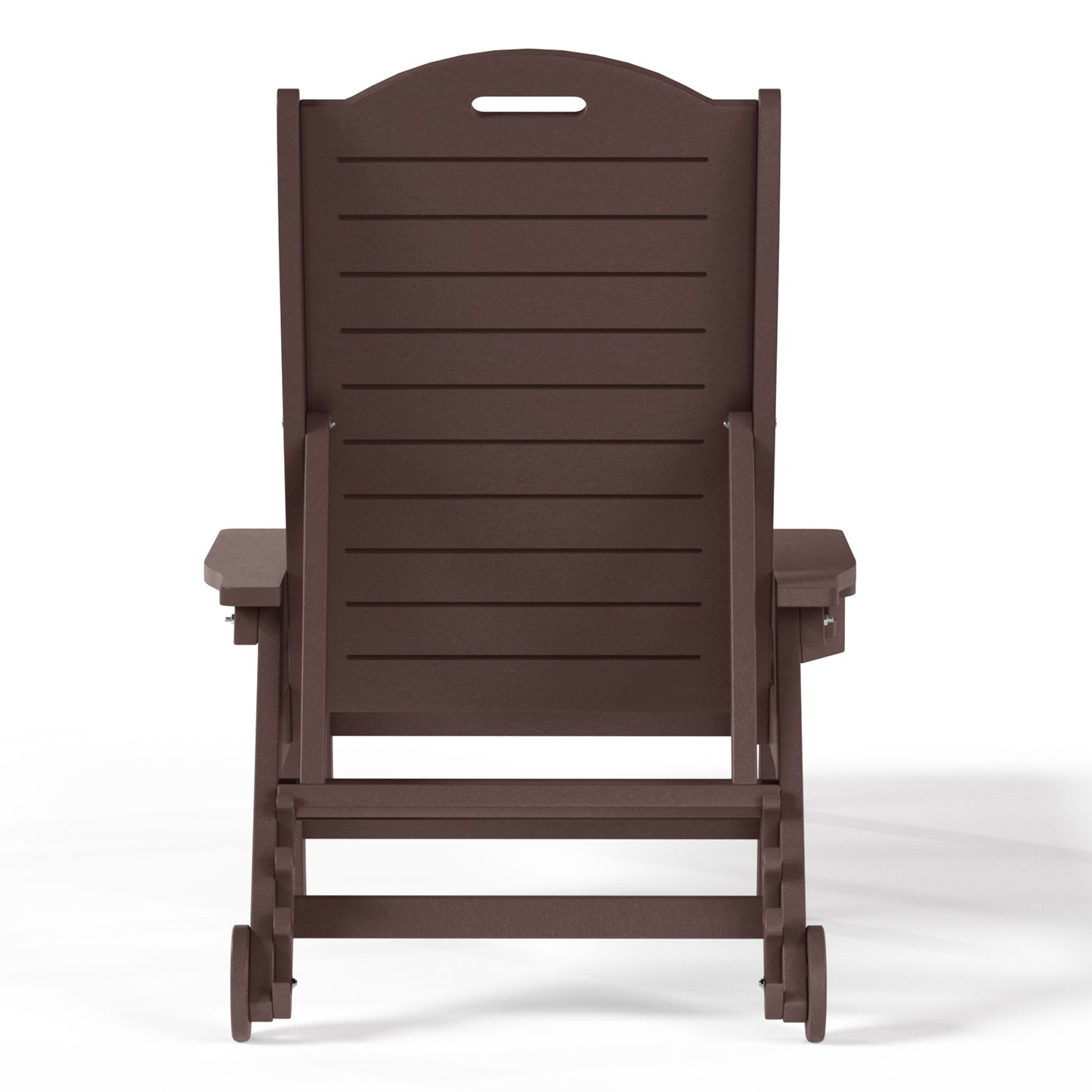 Santa Barbara Reclining Chaise Lounge with Cup Holder and Wheels