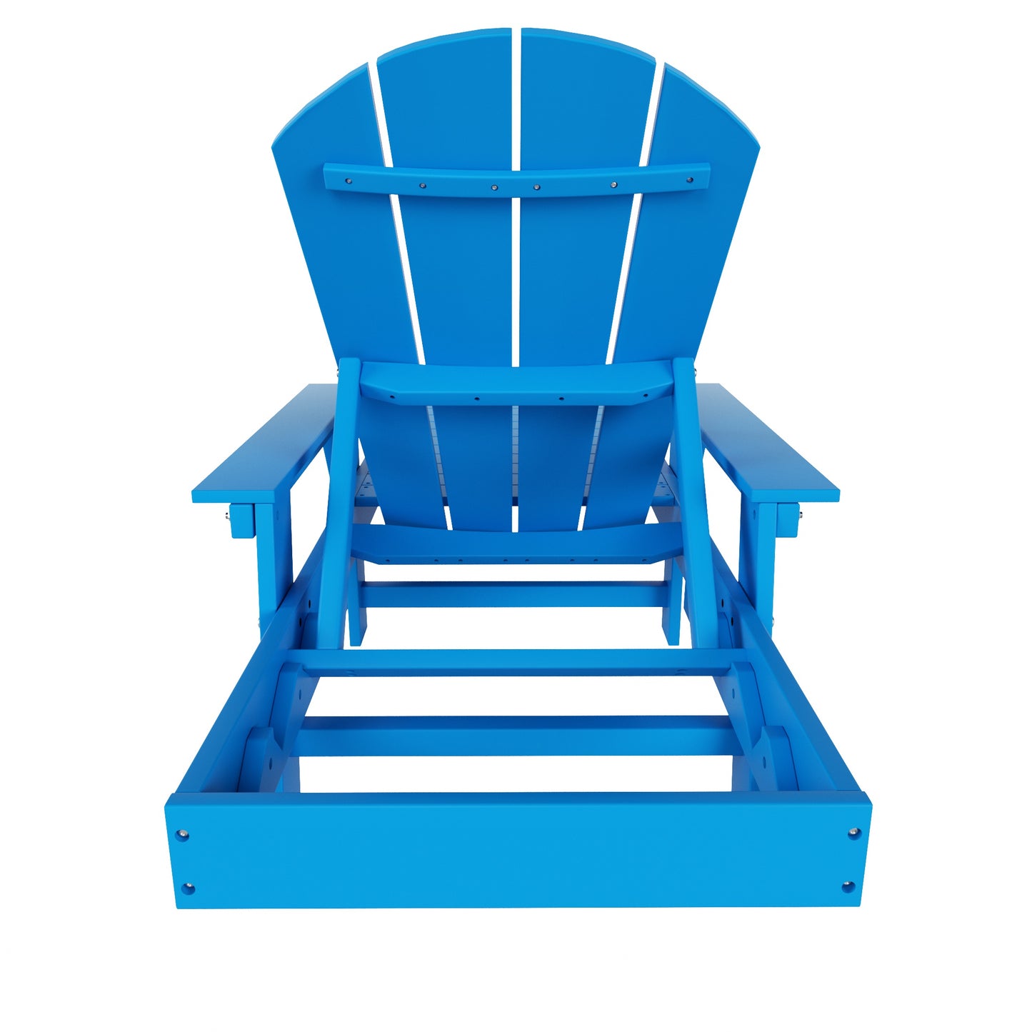 Chatham All-Weather Outdoor Adirondack Reclining Sun Lounger With Arms Rests & Wheels