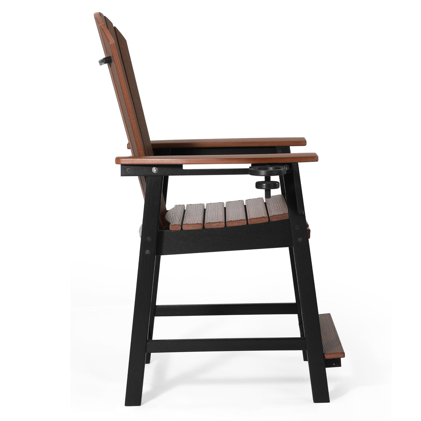 Heritage Ridge Adirondack Counter Height Chair With Cup Holder