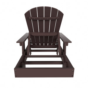 Westport Classic All-Weather Outdoor Adirondack Reclining Sun Lounger With Arms Rests