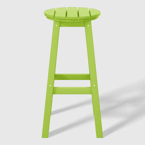 Stockholm All-Weather Outdoor Round Bar Stool (29" Height)