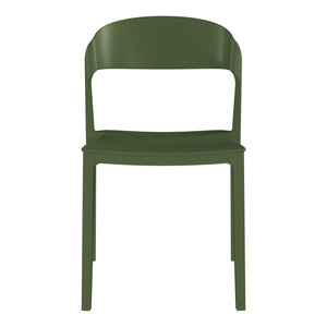 Patio Stacking Dining Side Chair (Set of 2)