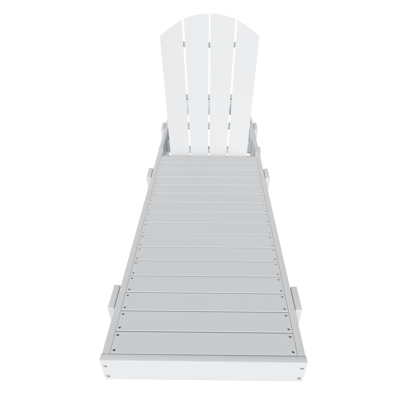 Chatham All-Weather Outdoor Adirondack Reclining Sun Lounger With Wheels