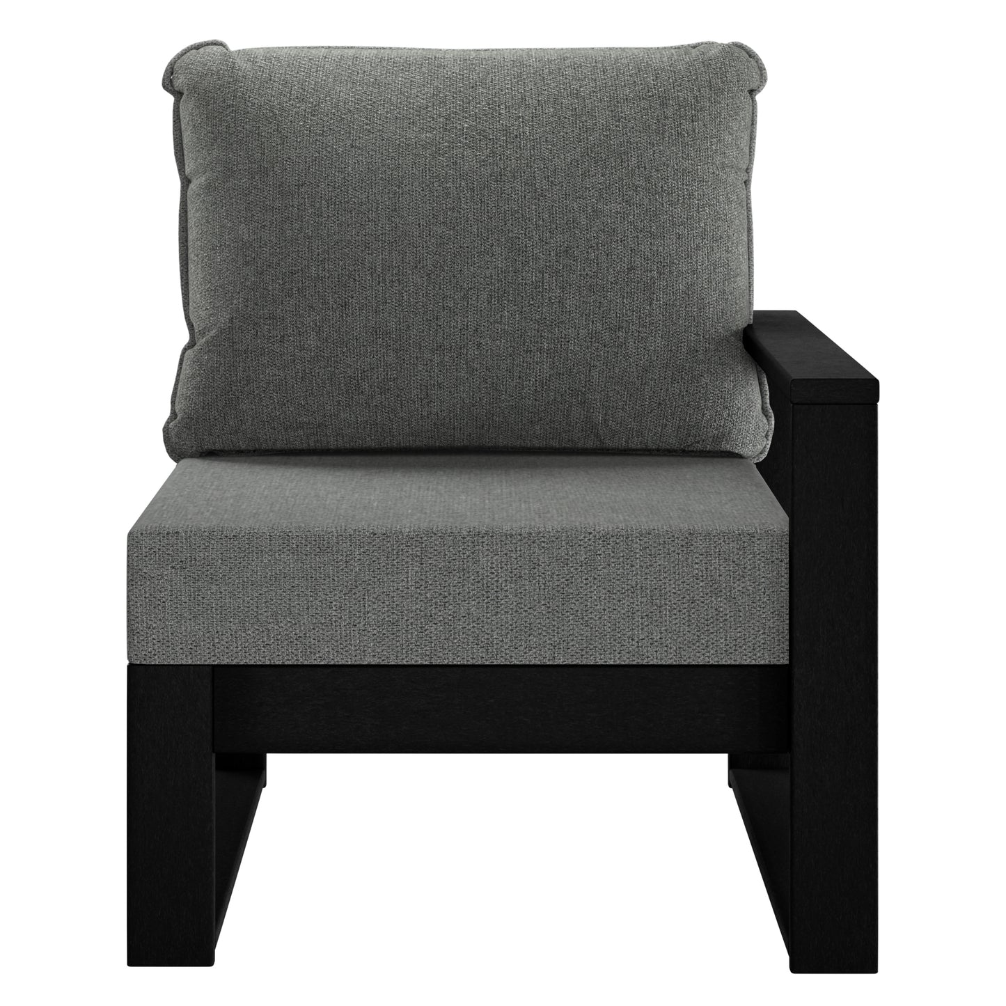 Signature All-Weather Outdoor Modular Patio Deep Seating Right Arm Chair (Right Arm Sectional Seat)