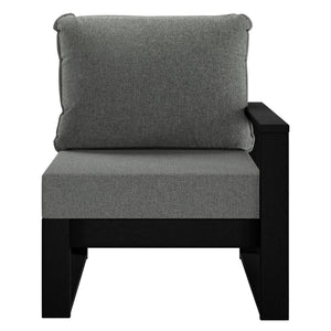 Signature All-Weather Outdoor Modular Patio Deep Seating Right Arm Chair (Right Arm Sectional Seat)