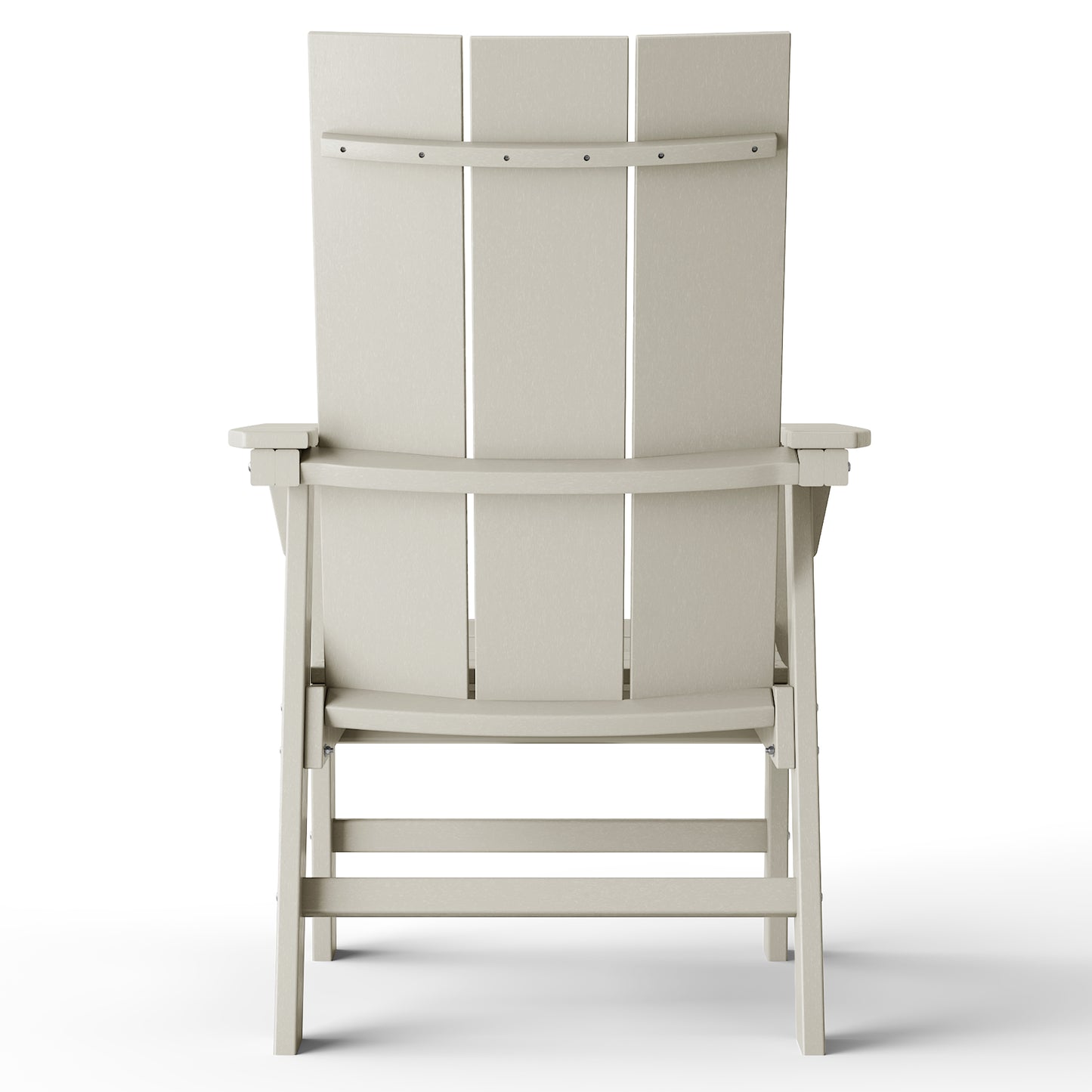 Malibu Modern All-Weather Outdoor Contoured Adirondack Dining Chair