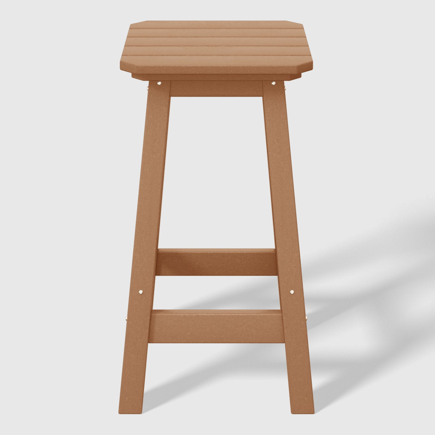 Stockholm  All-Weather Outdoor Square Counter Stool (24" Seat Height)
