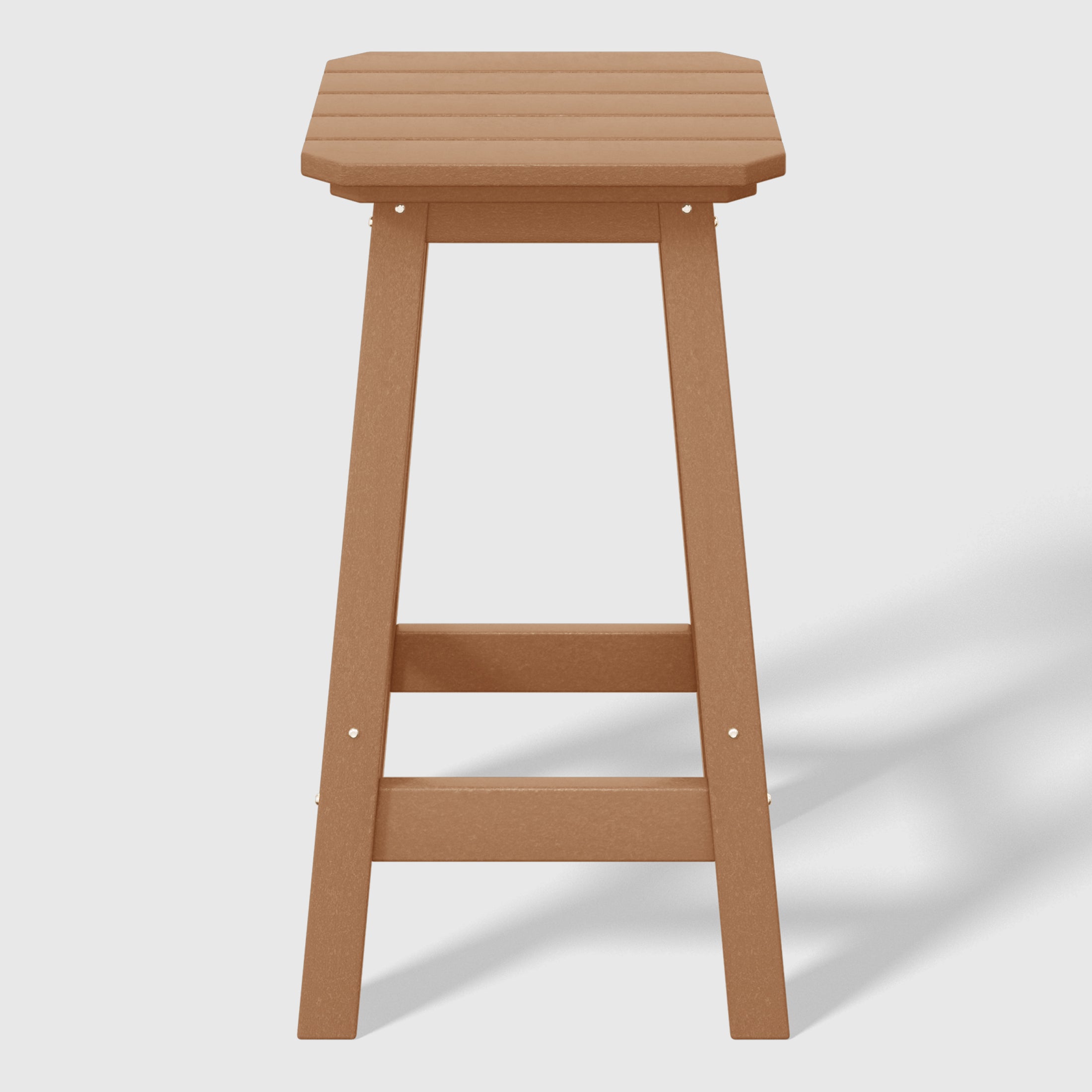 Stockholm  All-Weather Outdoor Square Counter Stool (24" Seat Height)