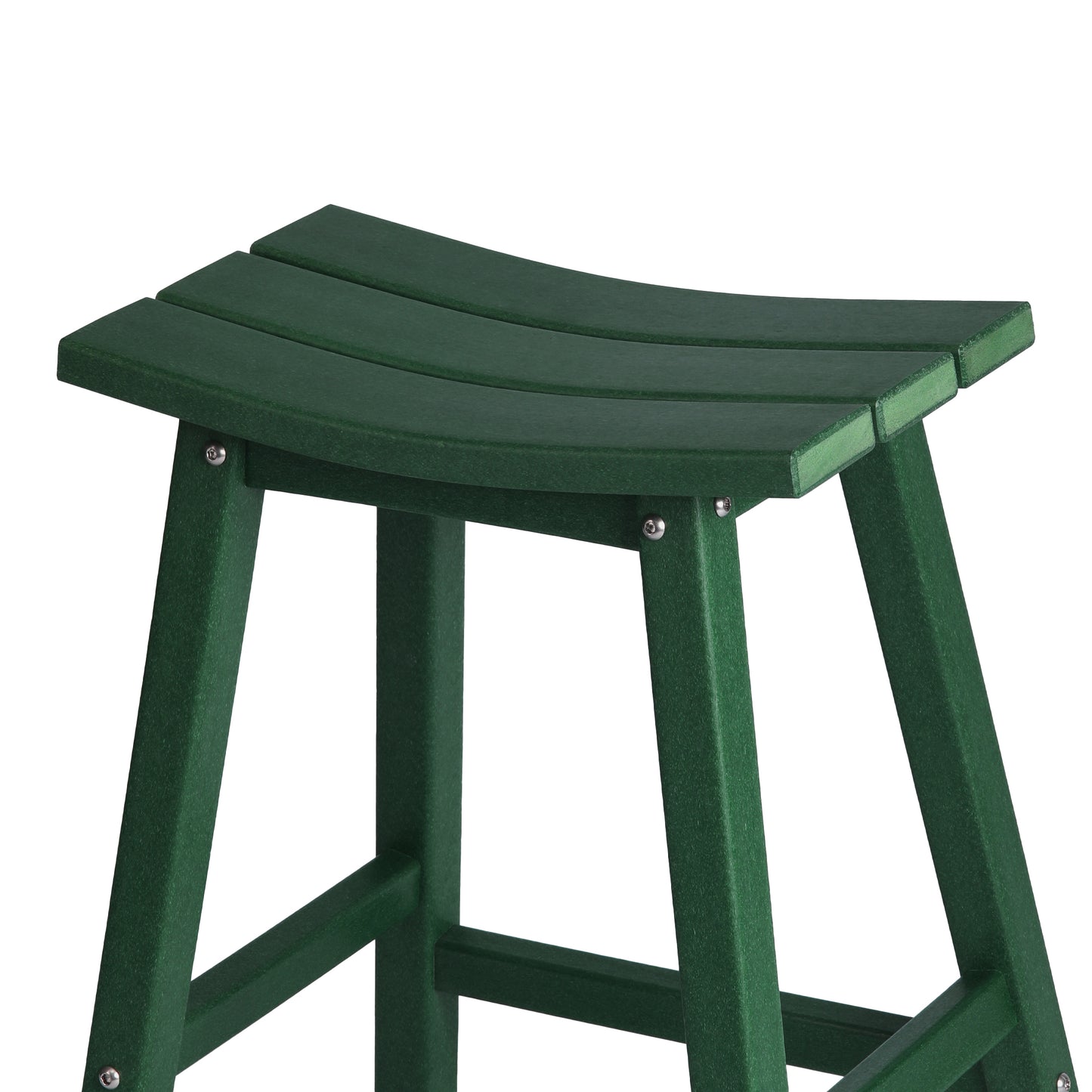 Stockholm All-Weather Outdoor Saddle Counter Stool (24" Height)