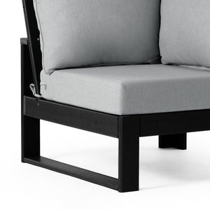 Signature All-Weather Outdoor Modular Patio Deep Seating Corner Chair (Corner Sectional Seat)