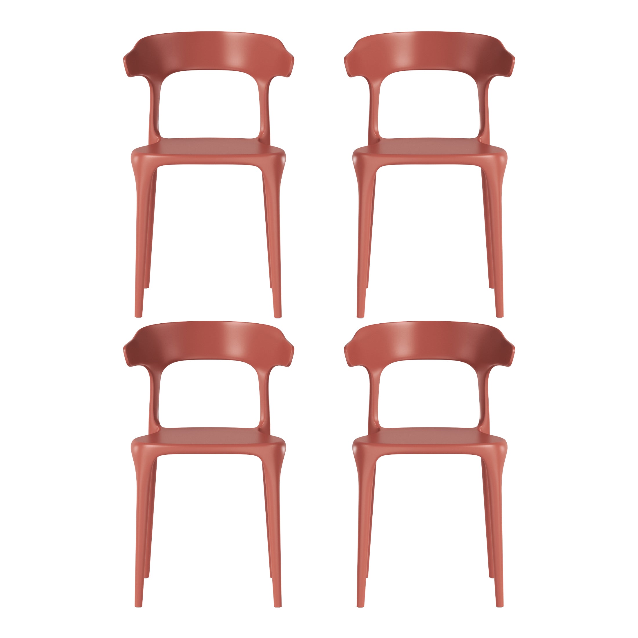 Polyform Stacking Dining Side Chair (Set of 4)