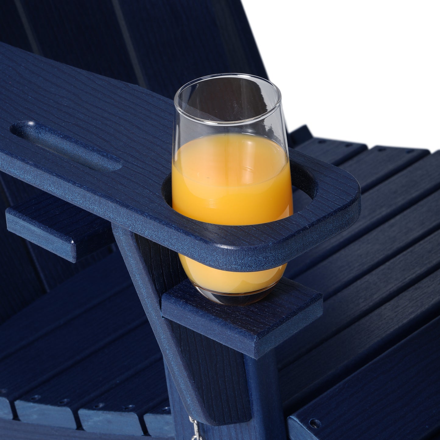 Chatham All-Weather Outdoor Folding Adirondack Chair with Cup Holder