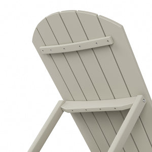 Westport Classic All-Weather Outdoor Adirondack Reclining Sun Lounger