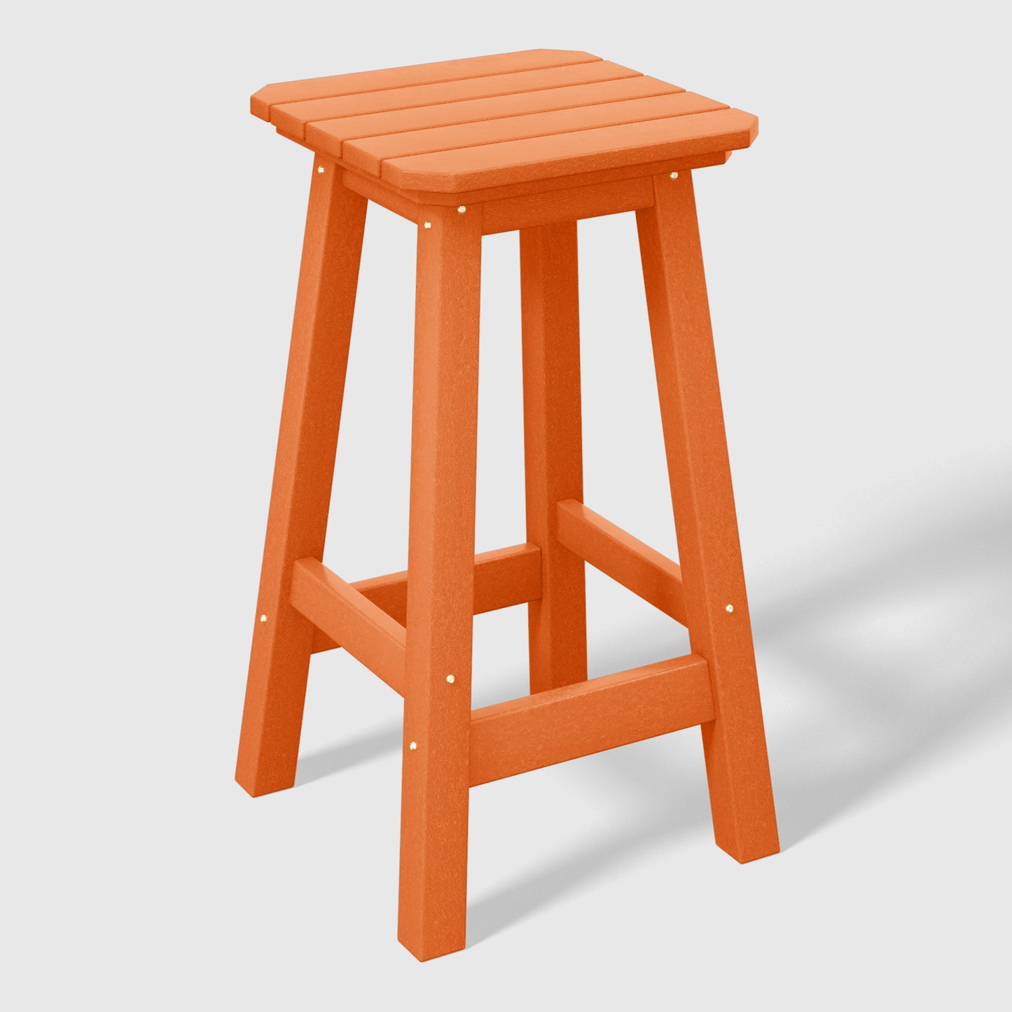 Stockholm  All-Weather Outdoor Square Counter Stool (24" Seat Height)