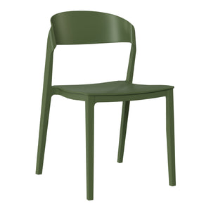 Patio Stacking Dining Side Chair (Set of 2)