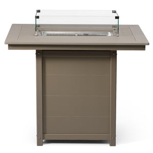 Sedona Rectangular 34" X 46" Counter Fire Pit Table