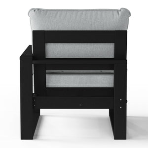 Signature All-Weather Outdoor Modular Patio Deep Seating Right Arm Chair (Right Arm Sectional Seat)