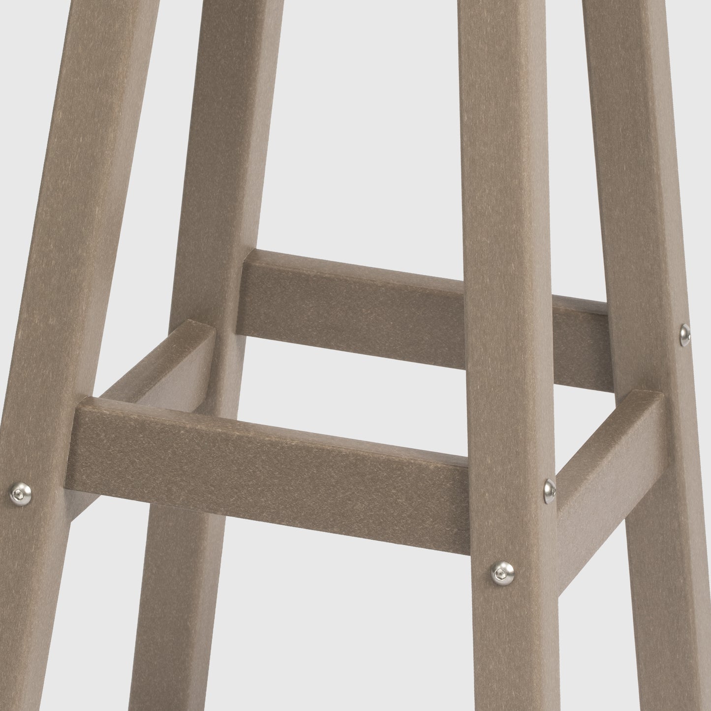 Stockholm All-Weather Outdoor Round Bar Stool (29" Height)