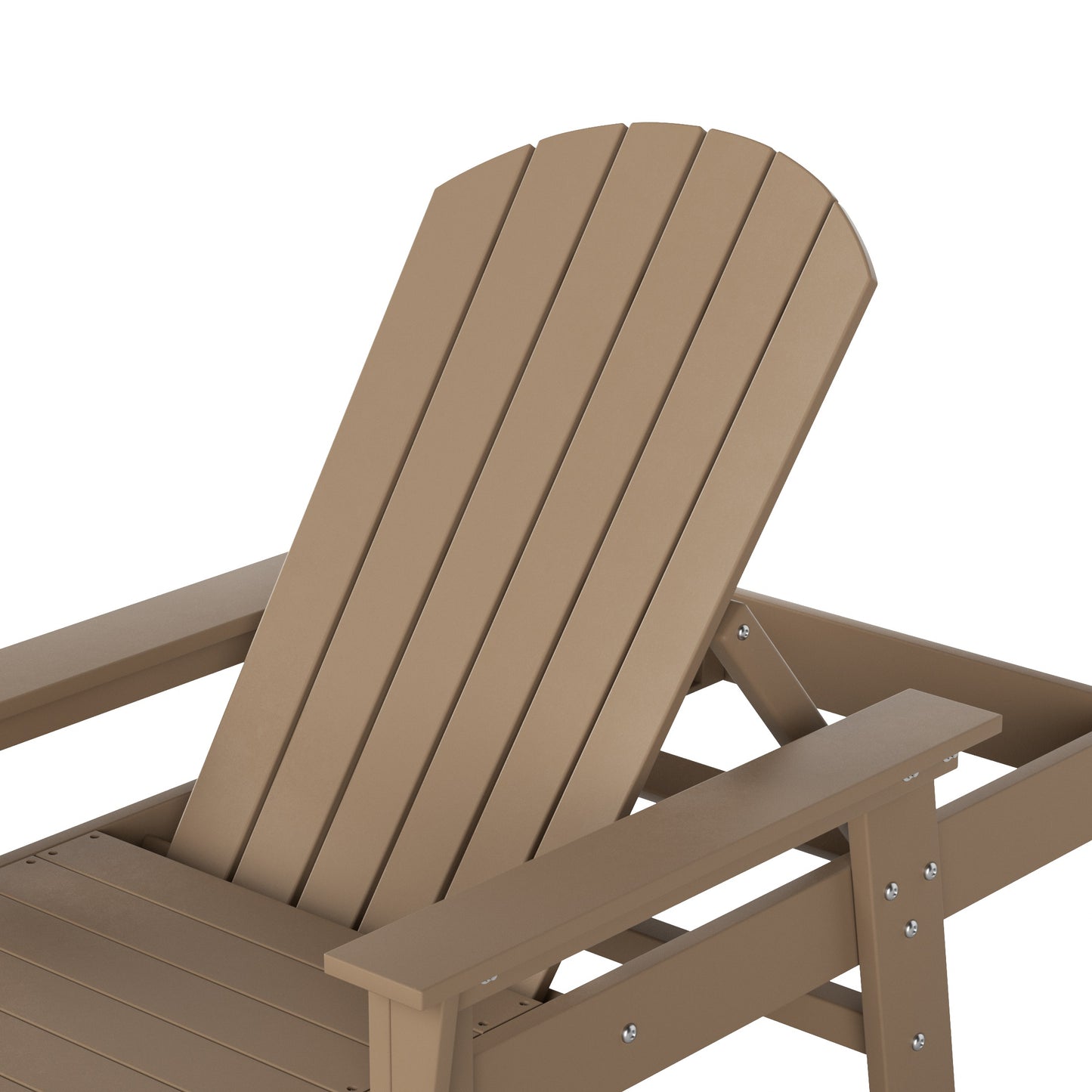 Westport Classic All-Weather Outdoor Adirondack Reclining Sun Lounger With Arms Rests