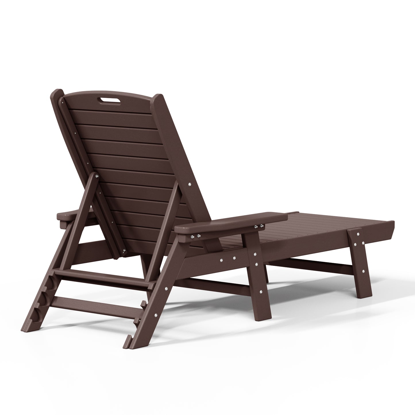 Santa Monica All-Weather Outdoor Reclining Sun Lounger with Arm Rests