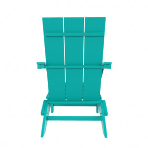 Malibu Modern All-Weather Outdoor Folding Adirondack Chair