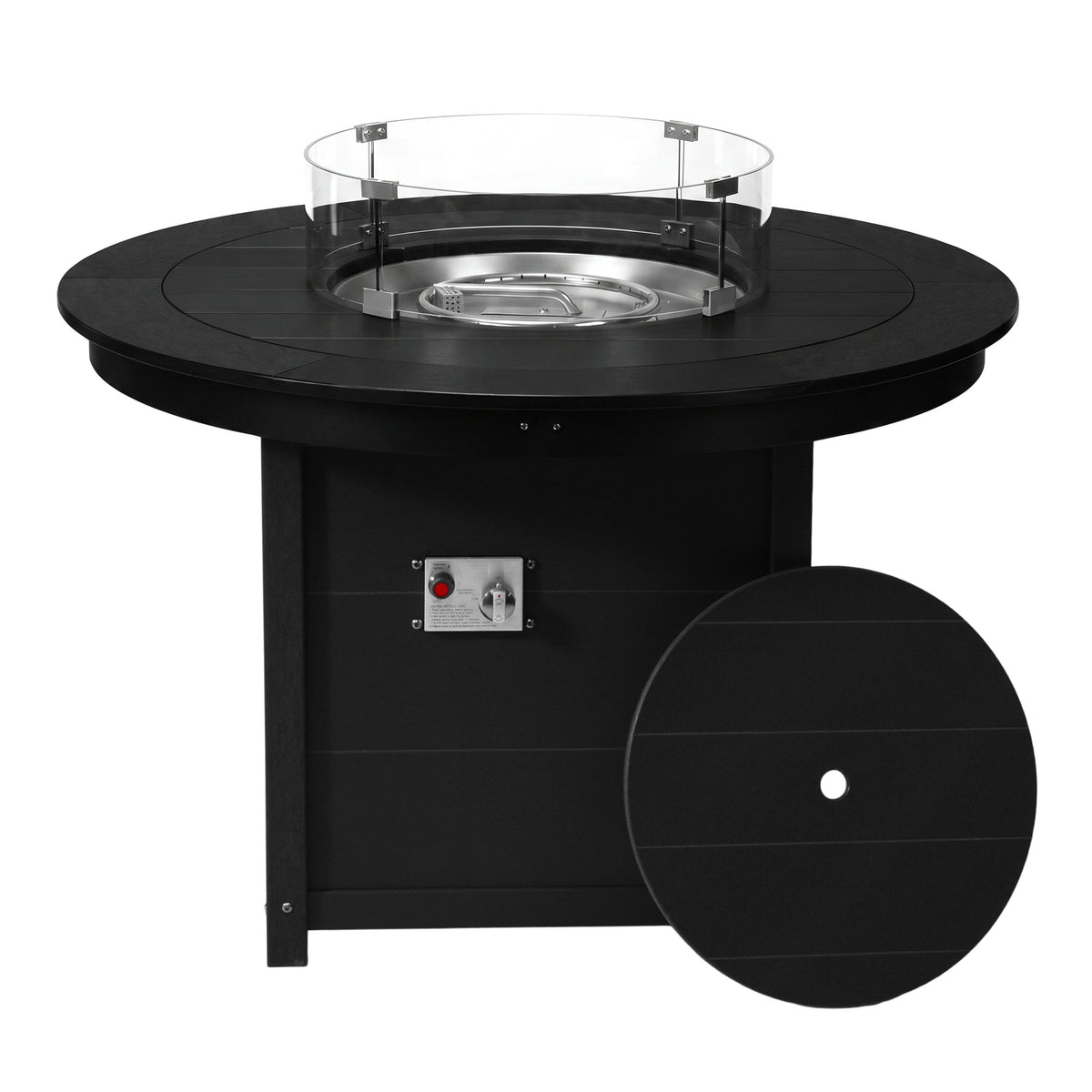 Sedona Round 47" Dining Fire Pit Table