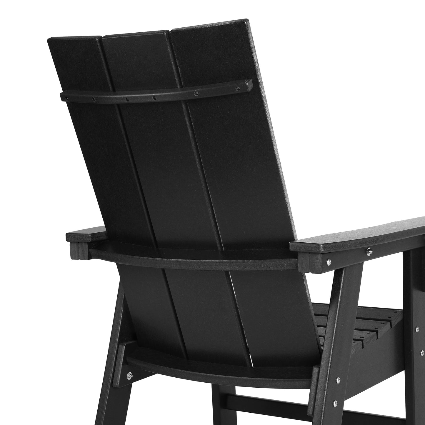 Malibu Modern All-Weather Outdoor Contoured Adirondack Dining Chair