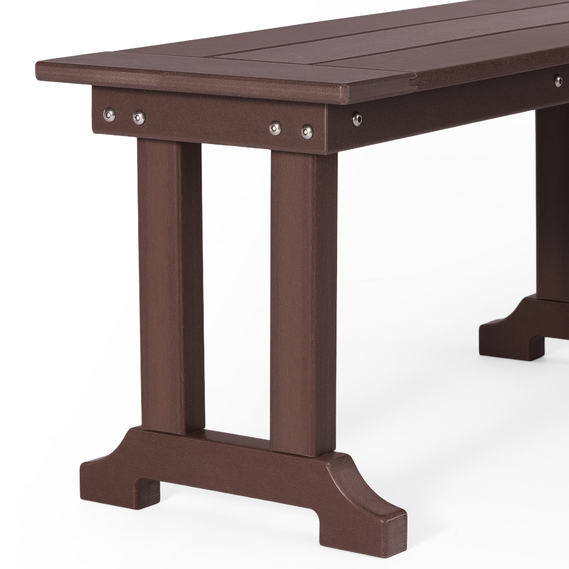 Tuscany All-Weather Outdoor 65" Trestle Dining Bench