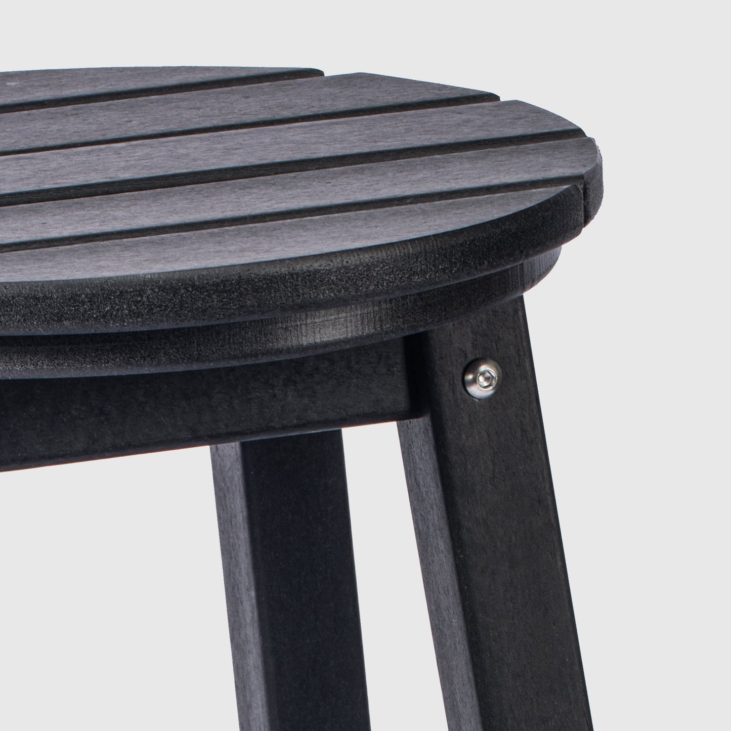 Stockholm All-Weather Outdoor Round Bar Stool (29" Height)