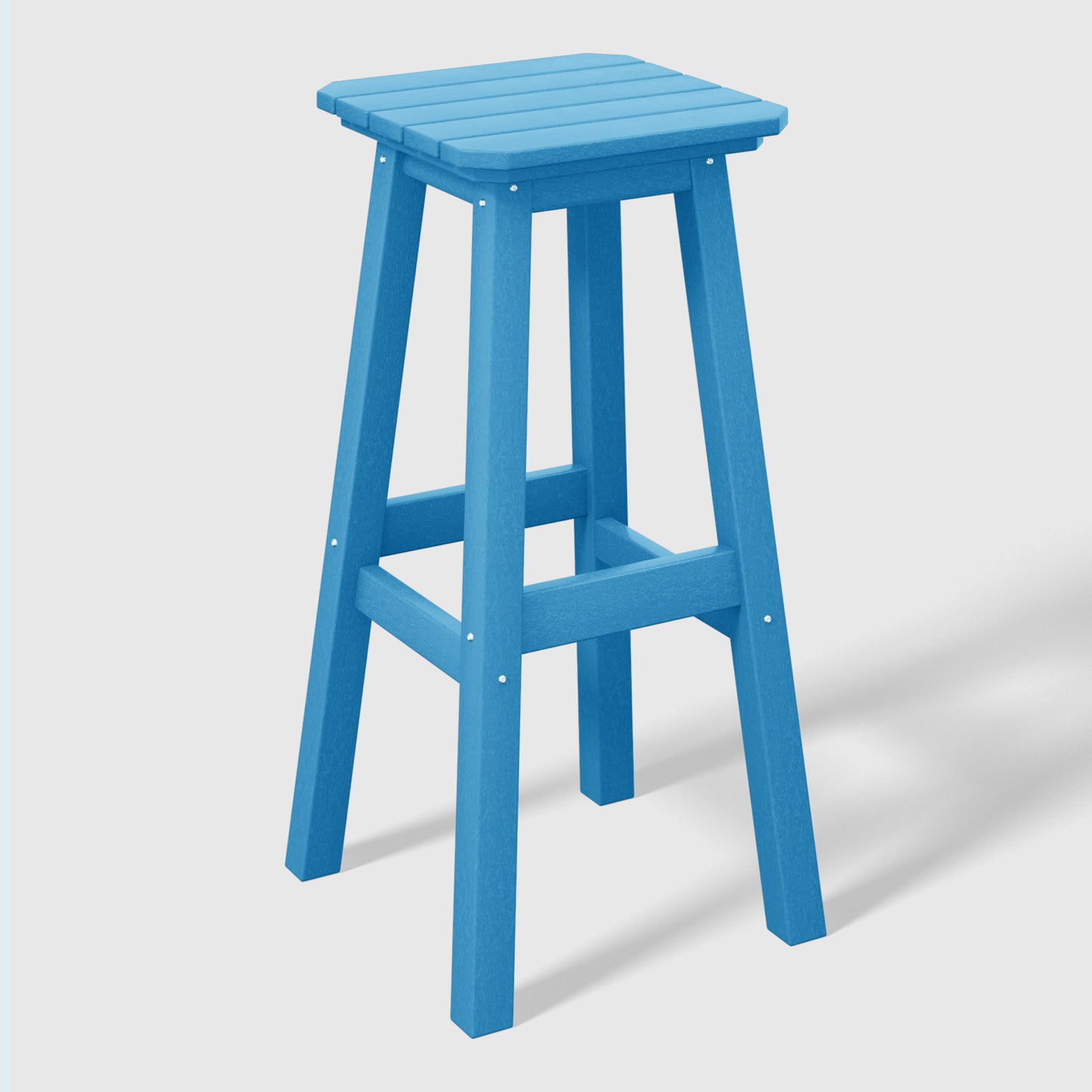 Stockholm All-Weather Outdoor Square Bar Stool (29" Height)
