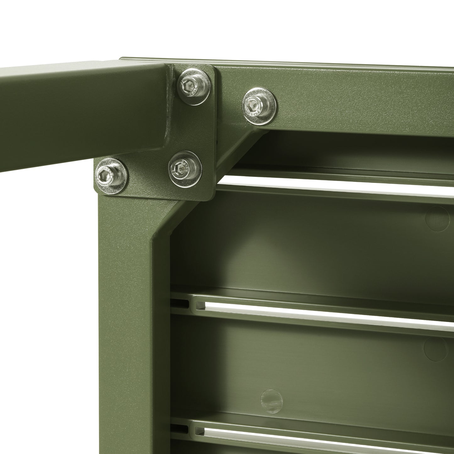 Polyform 31.5" Square Dining Table with Metal Frame