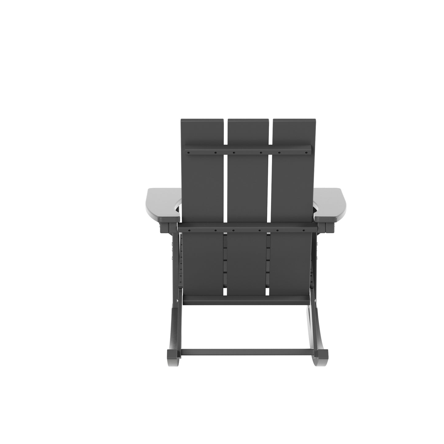 Malibu Modern All-Weather Outdoor Rocking Adirondack Chair