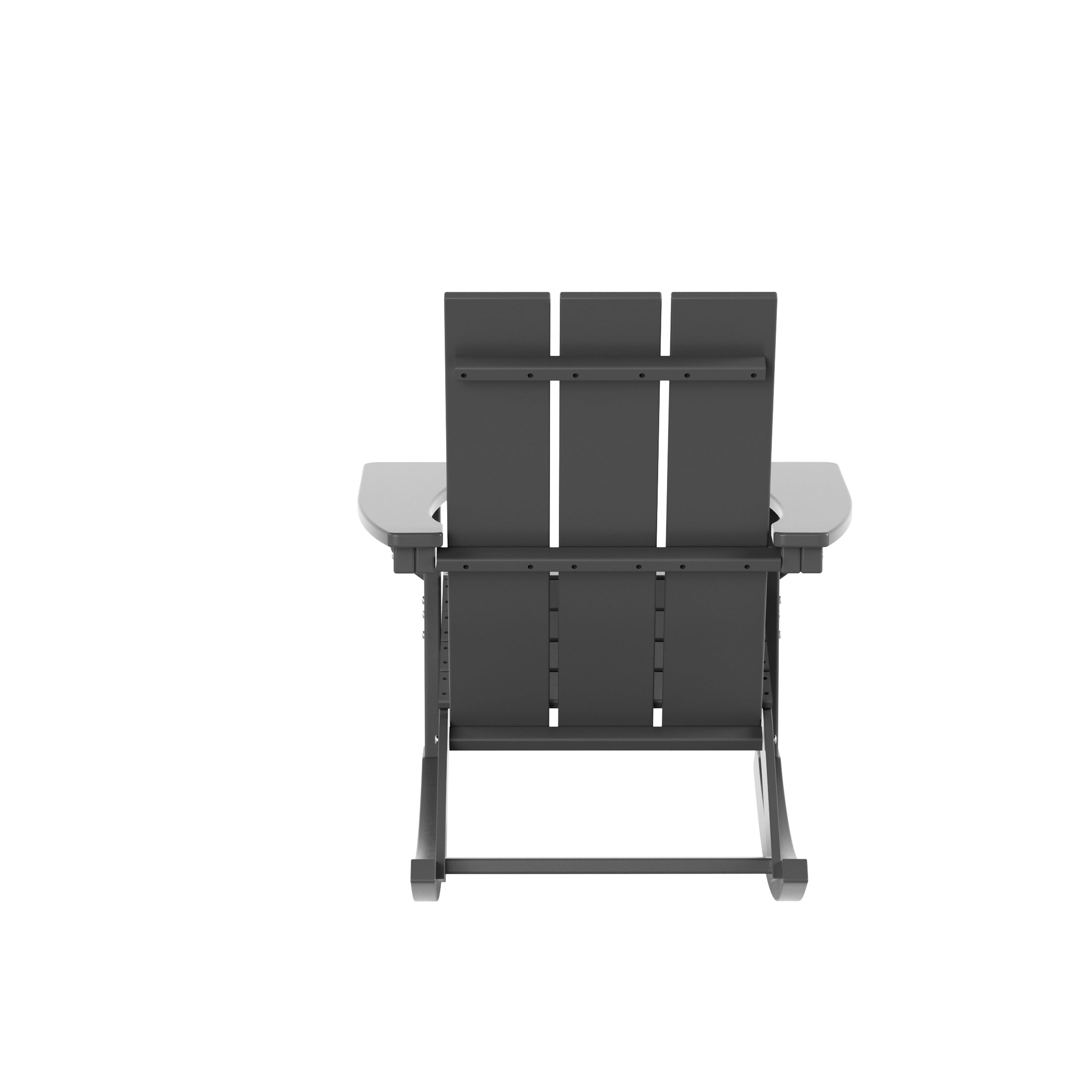 Malibu Modern All-Weather Outdoor Rocking Adirondack Chair
