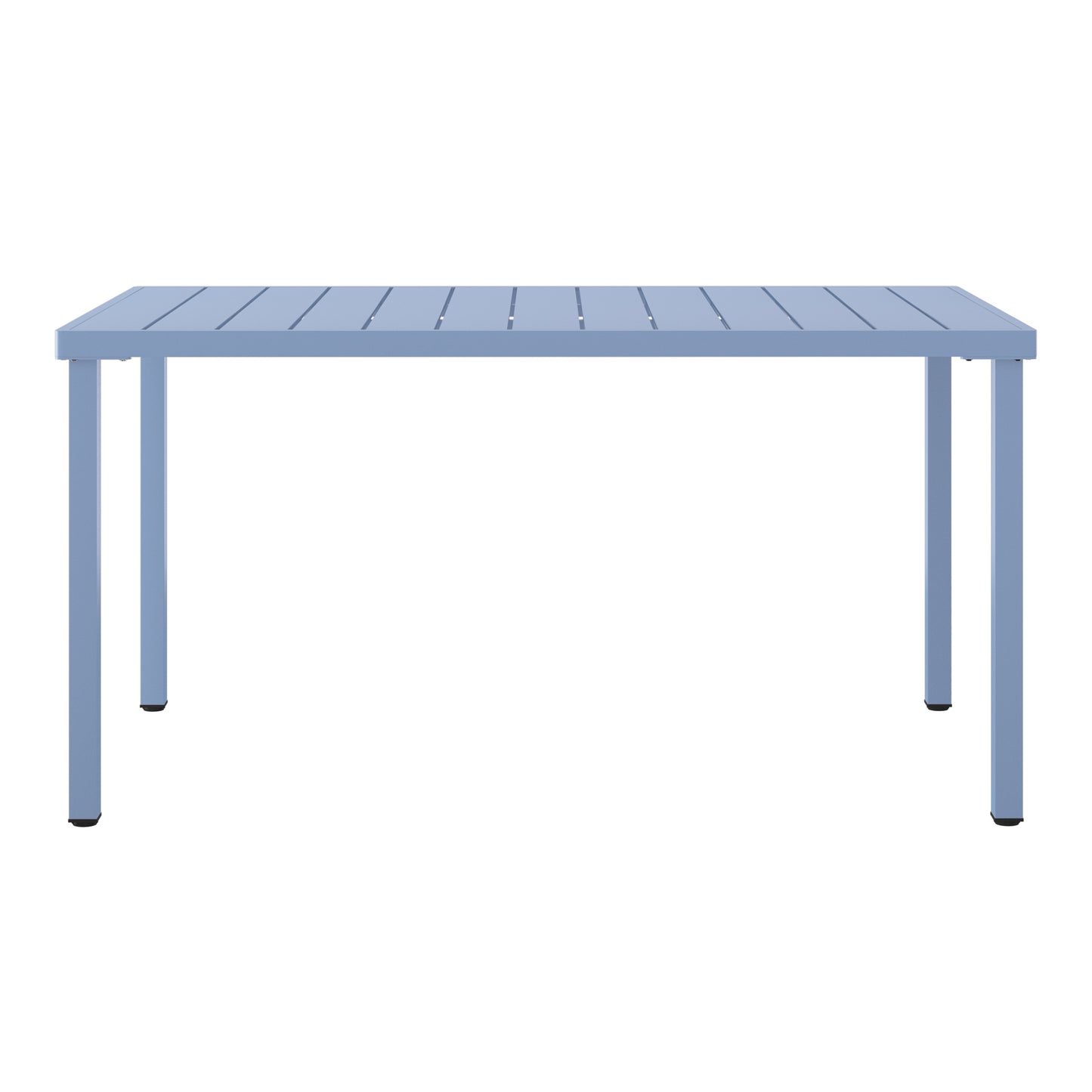Polyform 59" x 35.4" Steel Rectangular Dining Table