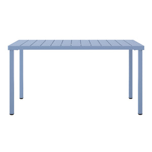 Polyform 59" x 35.4" Steel Rectangular Dining Table