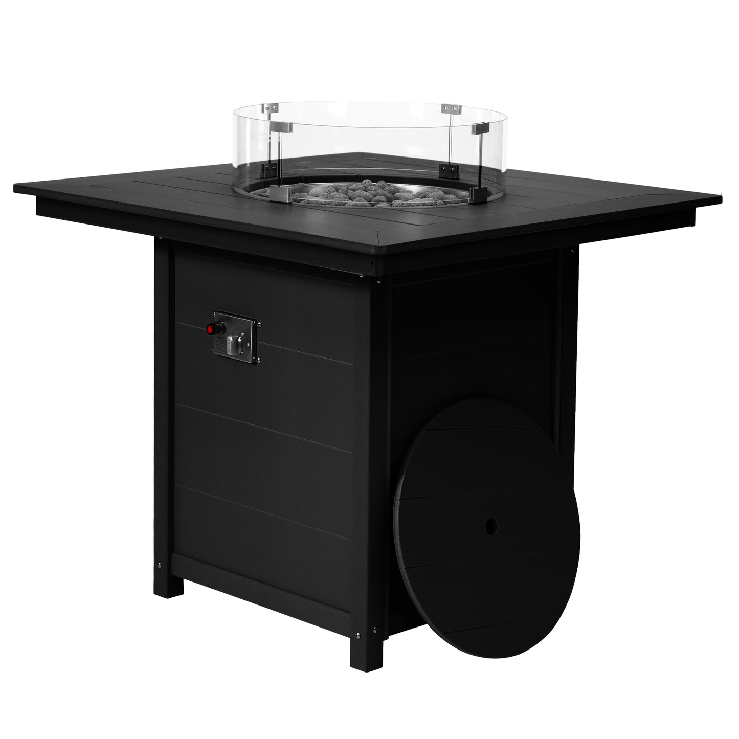 Sedona Square 42" Counter Fire Pit Table