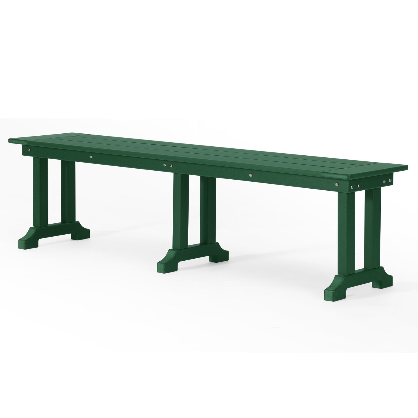 Tuscany All-Weather Outdoor 65" Trestle Dining Bench